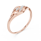 Gold Ring 12-10032@L, Rose Gold, view 2