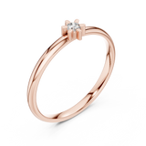 Gold Ring Ledis Ring, Rose Gold, view 2