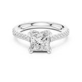 Gold Ring DDLR-735, White Gold, view 4