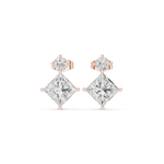 Gold Earrings Earring, Rose Gold, view 4