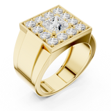 Gold Ring DDLR-388, Yellow Gold, view 2