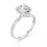 Gold Ring DDLR-968, White Gold, view 2
