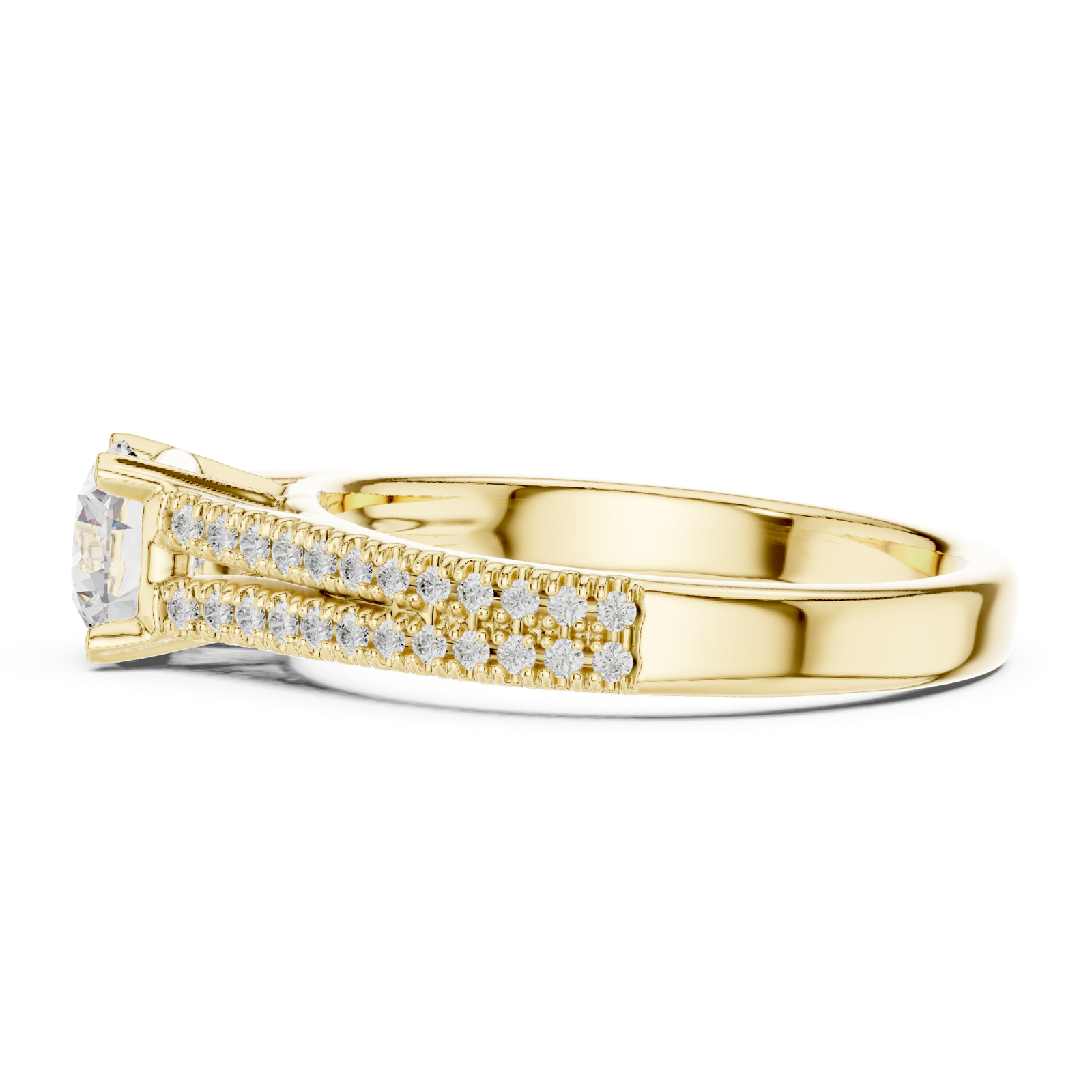Gold Ring LR-0326, Yellow Gold, view 3
