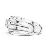 Gold Men's Ring GGR-0020, White Gold, view 3