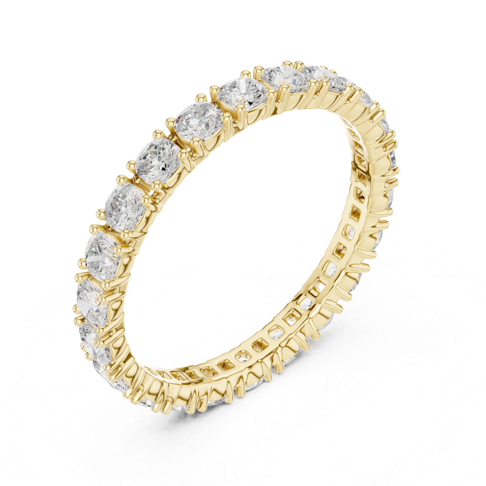 Gold Ring DDLR-623, Yellow Gold, view 2