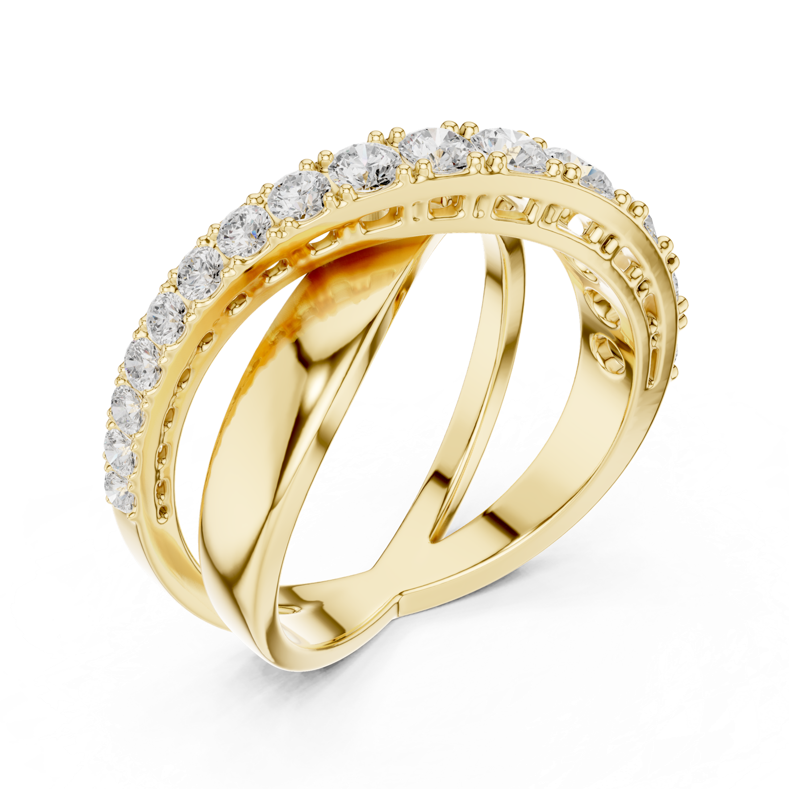 Gold Ring SBWR(53), Yellow Gold, view 2