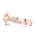 Gold Ring DDLR-345, Rose Gold, view 3