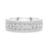 Gold Ring DDLR-224, White Gold, view 3
