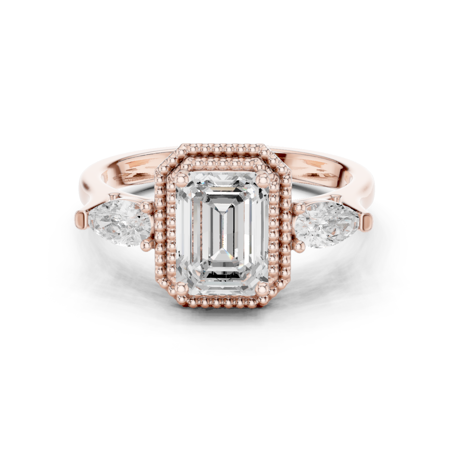 Gold Ring DDLR-274, Rose Gold