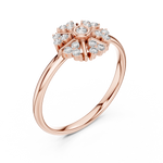 Gold Ring 1 (413), Rose Gold, view 2