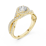 Gold Ring LR-0261, Yellow Gold, view 2