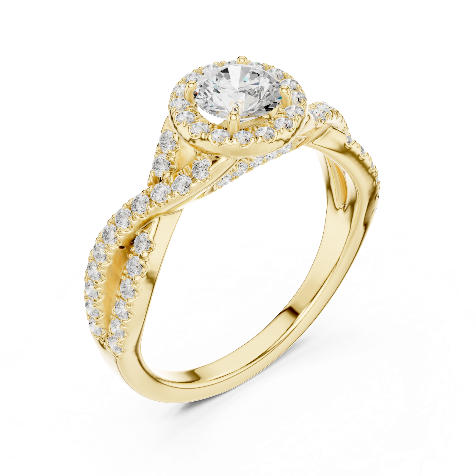 Gold Ring LR-0261, Yellow Gold, view 2