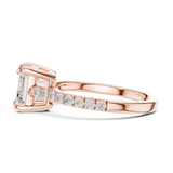 Gold Ring DDLR-875, Rose Gold, view 3