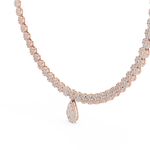 Gold Necklace GNK-0048, Rose Gold, view 1