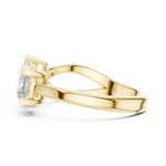 Gold Ring DDLR-485, Yellow Gold, view 3