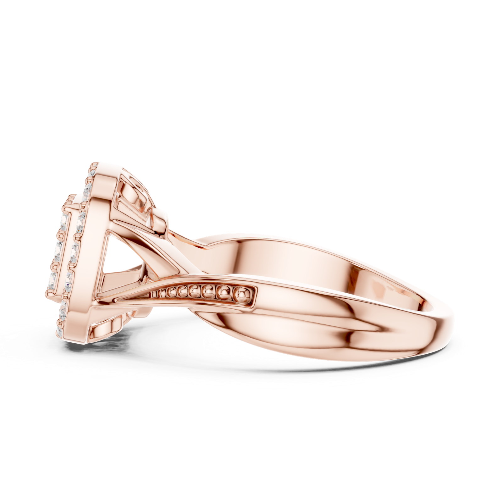 Gold Ring SBWR(13), Rose Gold, view 3