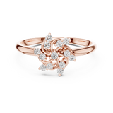 Gold Ring 1 (443), Rose Gold, view 4
