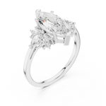 Gold Ring SBWR(56), White Gold, view 2