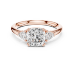 Gold Ring DDLR-850, Rose Gold, view 4
