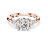 Gold Ring DDLR-850, Rose Gold, view 4
