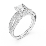 Gold Ring L03-704, White Gold, view 2