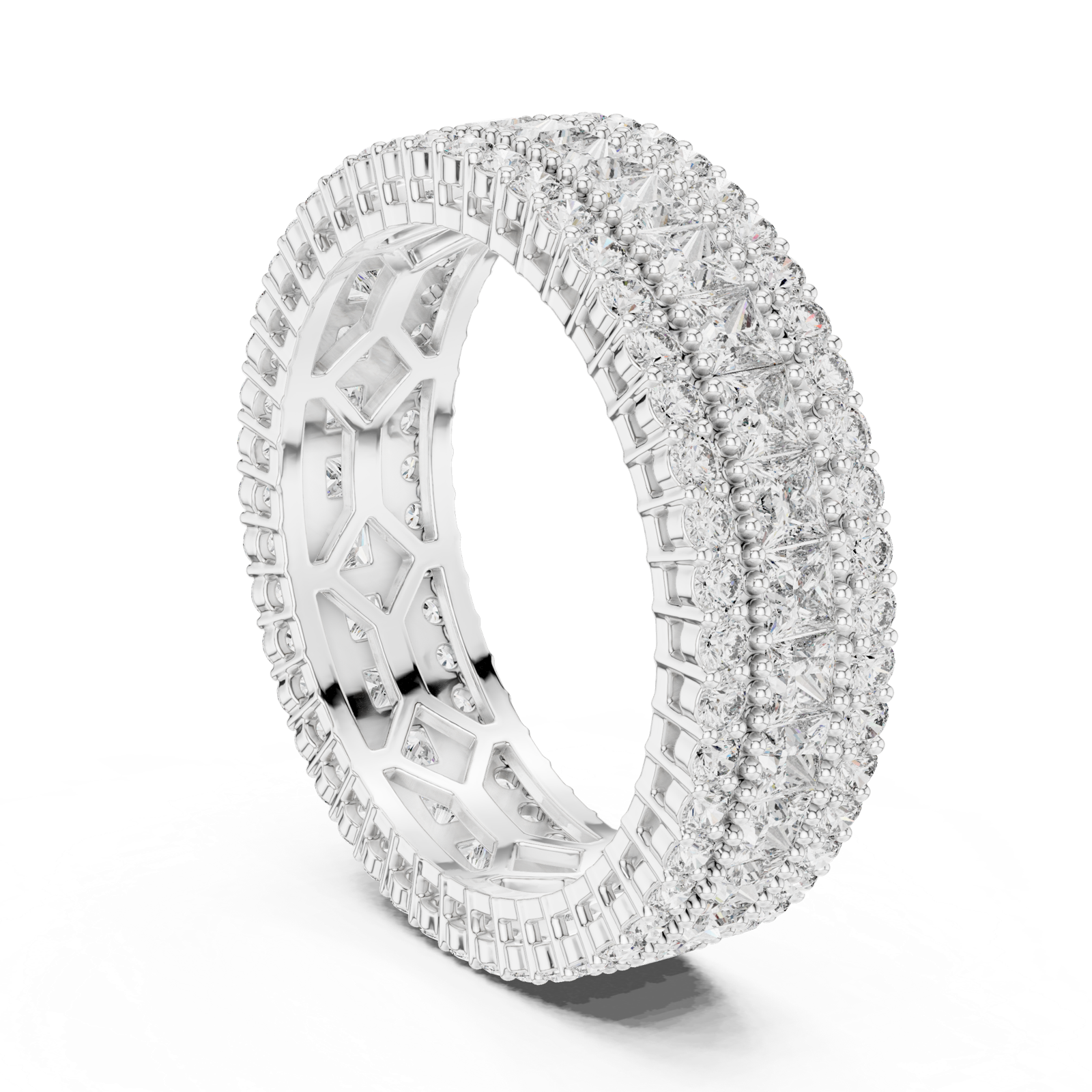 Gold Ring DDLR-225, White Gold