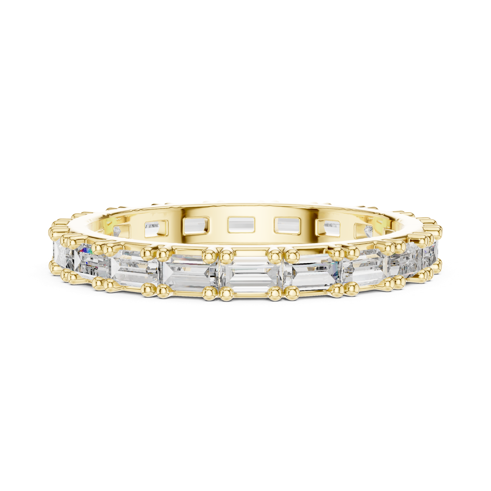 Gold Ring DDLR-231, Yellow Gold, view 3