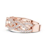 Gold Ring 19-120009L, Rose Gold, view 3