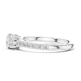 Gold Ring DDLR-788, White Gold, view 3