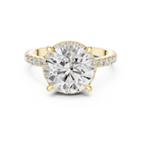 Gold Ring DDLR-172, Yellow Gold, view 4
