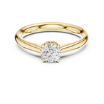 Gold Ring DDLR-565, Yellow Gold, view 4