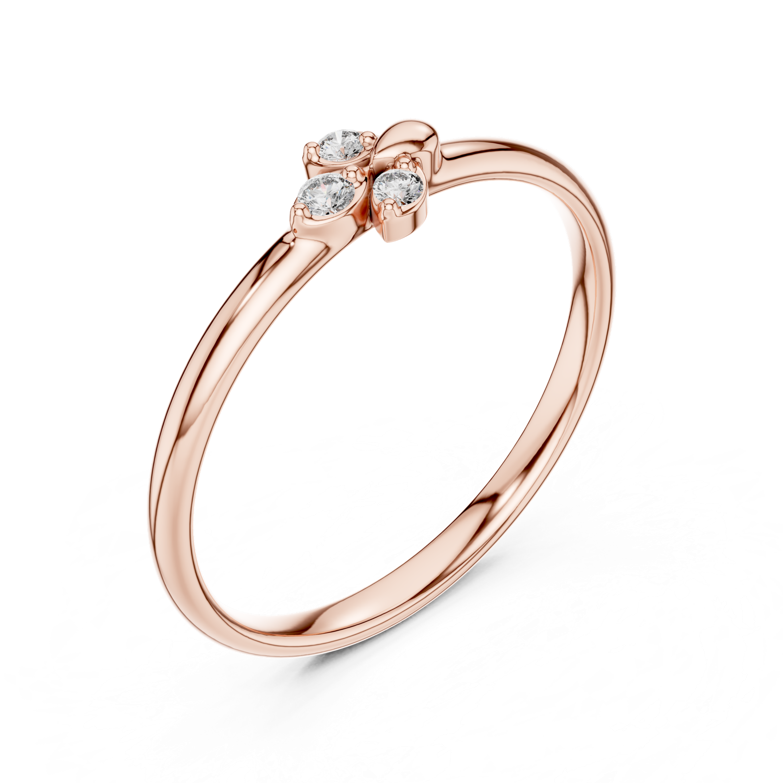 Gold Ring 1 (397), Rose Gold, view 2