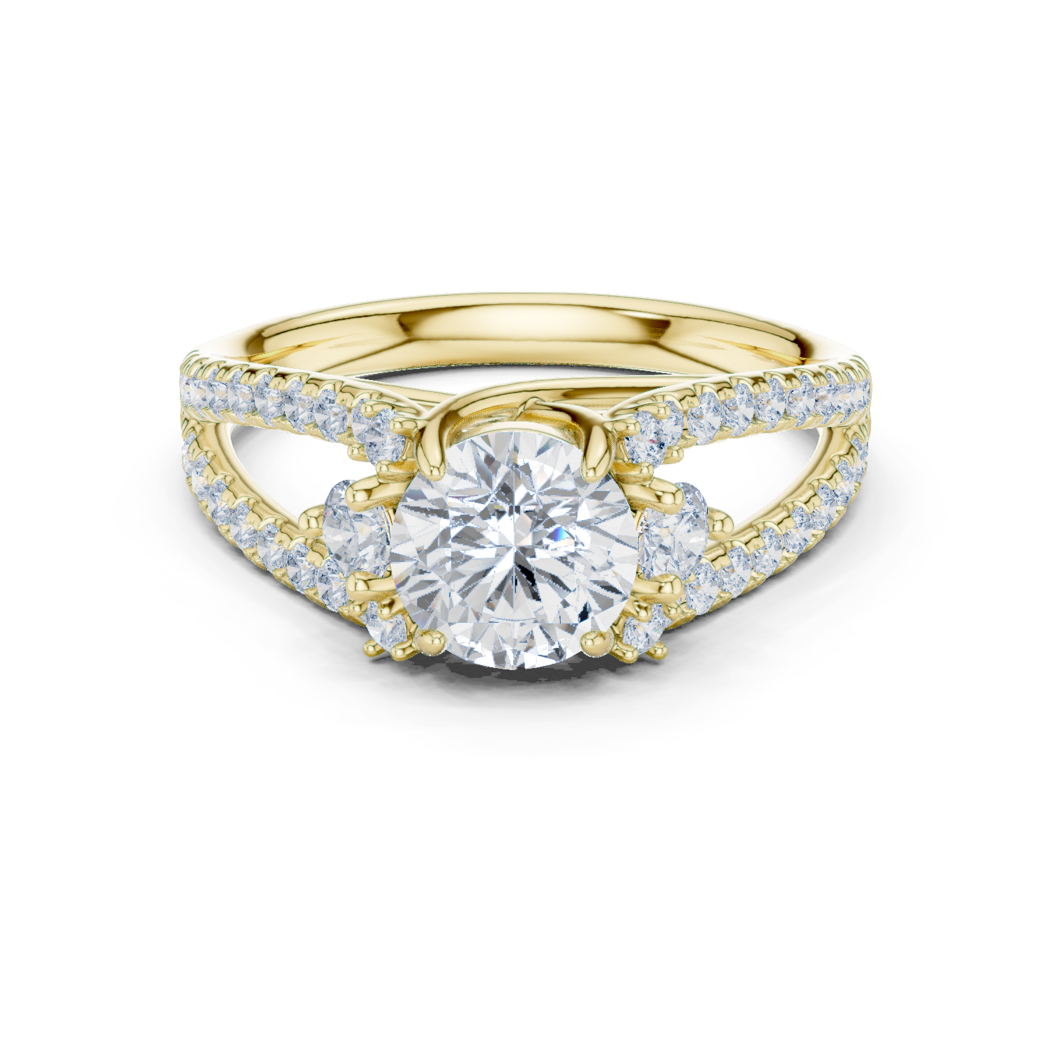 Gold Ring DDLR-794, Yellow Gold