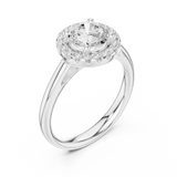 Gold Ring DDLR-632, White Gold, view 2