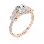 Gold Ring DDLR-1052, Rose Gold, view 2