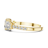 Gold Ring DDLR-1113, Yellow Gold, view 3