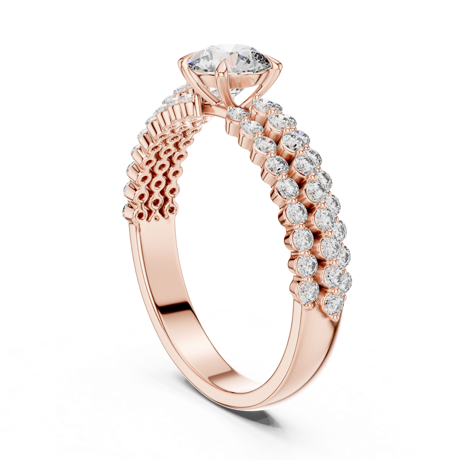 Gold Ring DDLR-005, Rose Gold