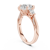 Gold Ring DDLR-1043, Rose Gold
