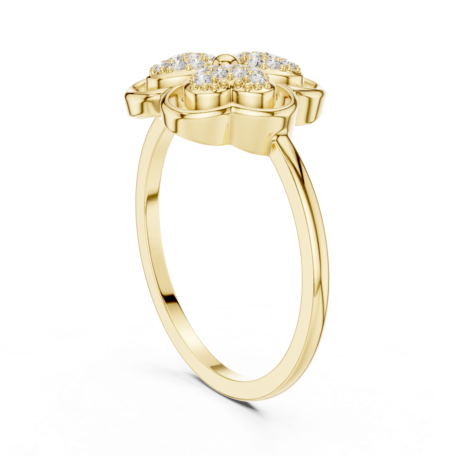 Gold Ring DR-6274, Yellow Gold, view 1