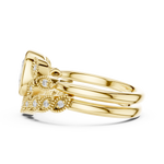 Gold Ring DDLR-290, Yellow Gold, view 3