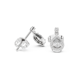 Gold Earrings 3-10004E_113_M, White Gold