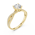 Gold Ring LR-0333, Yellow Gold, view 2