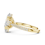 Gold Ring DDLR-957, Yellow Gold, view 3