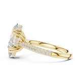 Gold Ring DDLR-957, Yellow Gold, view 3