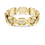 Gold Ring L22-R6, Yellow Gold, view 4
