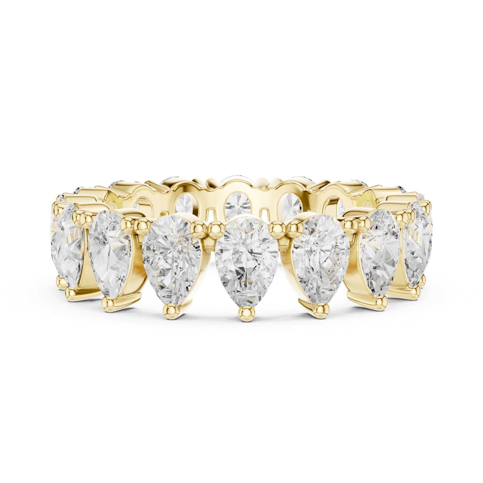 Gold Ring DDLR-620, Yellow Gold, view 3