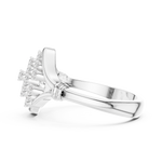 Gold Ring DDLR-760, White Gold, view 3
