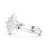Gold Ring DDLR-760, White Gold, view 3