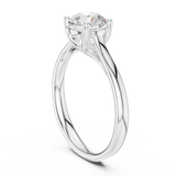 Gold Ring DDLR-633, White Gold, view 1
