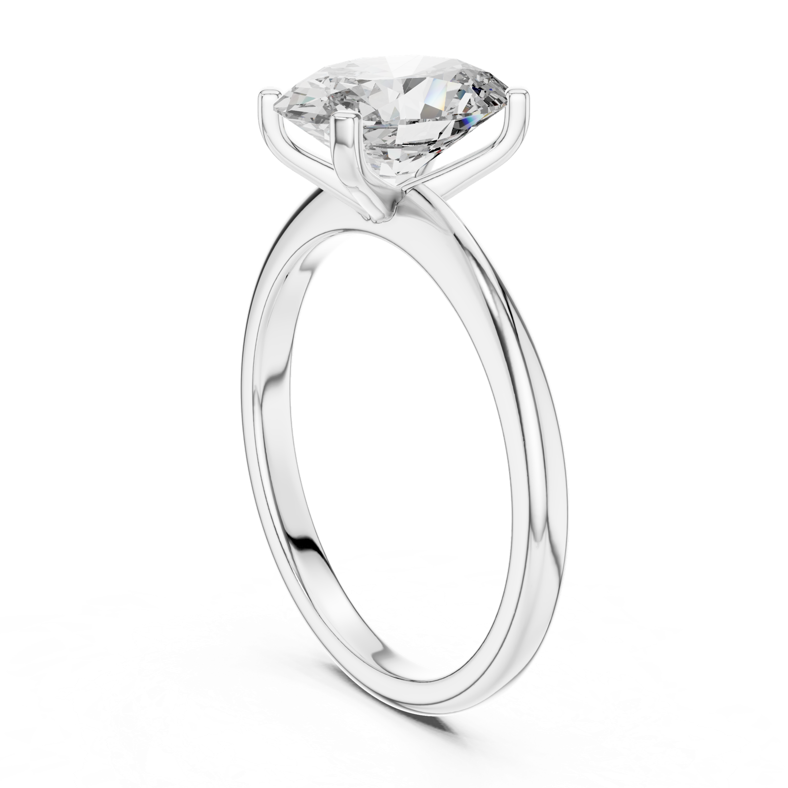 Gold Ring DDLR-071, White Gold, view 1